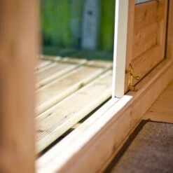 Shire Marlborough 10x12 Glass Apex Tongue & Groove Wooden Cabin - Base Not Included -Garden Store shire marlborough 10x12 glass apex tongue groove wooden cabin base not included5019804112395 06i