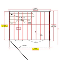 Shire Marlborough 10x14 Toughened Glass Apex Tongue & Groove Wooden Cabin - Base Not Included -Garden Store shire marlborough 10x14 toughened glass apex tongue groove wooden cabin base not included5019804112401 02t