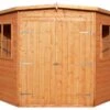 Shire Murrow 7x7 Ft Pent Shiplap Wooden 2 Door 2 Windows Shed With Floor - Assembly Service Included -Garden Store shire murrow 7x7 ft pent shiplap wooden 2 door 2 windows shed with floor assembly service included5019804773886 01bq