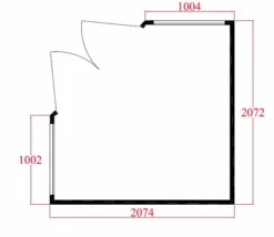 Shire Murrow 7x7 Ft Pent Shiplap Wooden 2 Door 2 Windows Shed With Floor - Assembly Service Included -Garden Store shire murrow 7x7 ft pent shiplap wooden 2 door 2 windows shed with floor assembly service included5019804773886 18bq