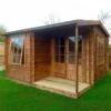 Shire Ringwood 12x13 Toughened Glass Apex Tongue & Groove Wooden Cabin -Garden Store shire ringwood 12x13 toughened glass apex tongue groove wooden cabin5019804119721 02i bq