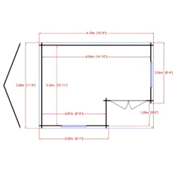 Shire Ringwood 12x16 Ft Toughened Glass Apex Tongue & Groove Wooden Cabin With Tile Roof - Assembly Service Included 5 Shire Ringwood 12x16 Ft Toughened Glass Apex Tongue & Groove Wooden Cabin With Tile Roof - Assembly Service Included -Garden Store shire ringwood 12x16 ft toughened glass apex tongue groove wooden cabin with tile roof assembly service included5019804119813 01t bq