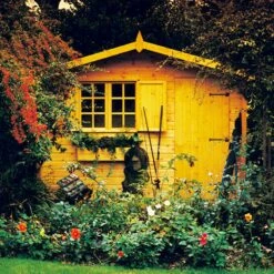 Shire Security Cabin 10x6 Apex Shiplap Wooden Shed