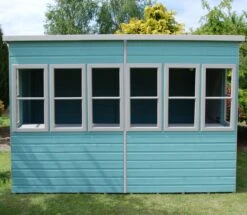Shire Sun 10x10 Glass Pent Shiplap Wooden Summer House - Base Not Included -Garden Store shire sun 10x10 glass pent shiplap wooden summer house base not included5019804112067 10i bq