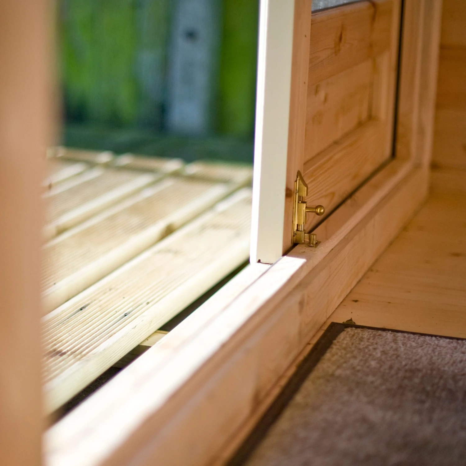 Shire Twyford 14x17 Toughened Glass Apex Tongue & Groove Wooden Cabin - Base Not Included 6 Shire Twyford 14x17 Toughened Glass Apex Tongue & Groove Wooden Cabin - Base Not Included - Image 4