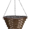 Smart Garden Faux Rattan Brown Cone Plastic Hanging Basket, 34cm 1 Smart Garden Faux Rattan Brown Cone Plastic Hanging Basket, 34cm -Garden Store smart garden faux rattan brown cone plastic hanging basket 34cm5050642029483 01c bq