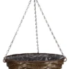 Smart Garden Faux Rattan Brown Round Plastic Hanging Basket, 35cm 1 Smart Garden Faux Rattan Brown Round Plastic Hanging Basket, 35cm -Garden Store smart garden faux rattan brown round plastic hanging basket 35cm5050642029490 01c bq