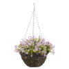 Smart Garden Pansy Artificial Lilac & Green Round Plastic Hanging Basket, 25cm 1 Smart Garden Pansy Artificial Lilac & Green Round Plastic Hanging Basket, 25cm -Garden Store smart garden pansy artificial lilac green round plastic hanging basket 25cm5050642019194 02c bq