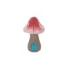 Terrastyle Grey, Pink, Blue Resin Mushroom House Garden Ornament (H)21.5cm -Garden Store terrastyle grey pink blue resin mushroom house garden ornament h 21 5cm5021346521856 01c