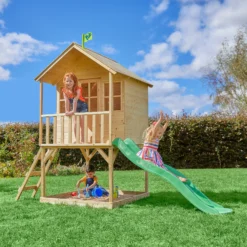 TP Toys 7.5x5 Hill Top Timber Tower Slide Playhouse Assembly Required 12 TP Toys 7.5x5 Hill Top Timber Tower Slide Playhouse Assembly Required -Garden Store tp toys 7 5x5 hill top timber tower slide playhouse assembly required5021854803185 02i bq