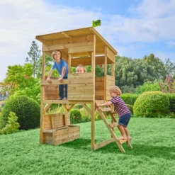 TP Toys 8x7 Tree Top Timber Tower Slide Playhouse Assembly Required 25 TP Toys 8x7 Tree Top Timber Tower Slide Playhouse Assembly Required -Garden Store tp toys 8x7 tree top timber tower slide playhouse assembly required5021854803543 01i bq