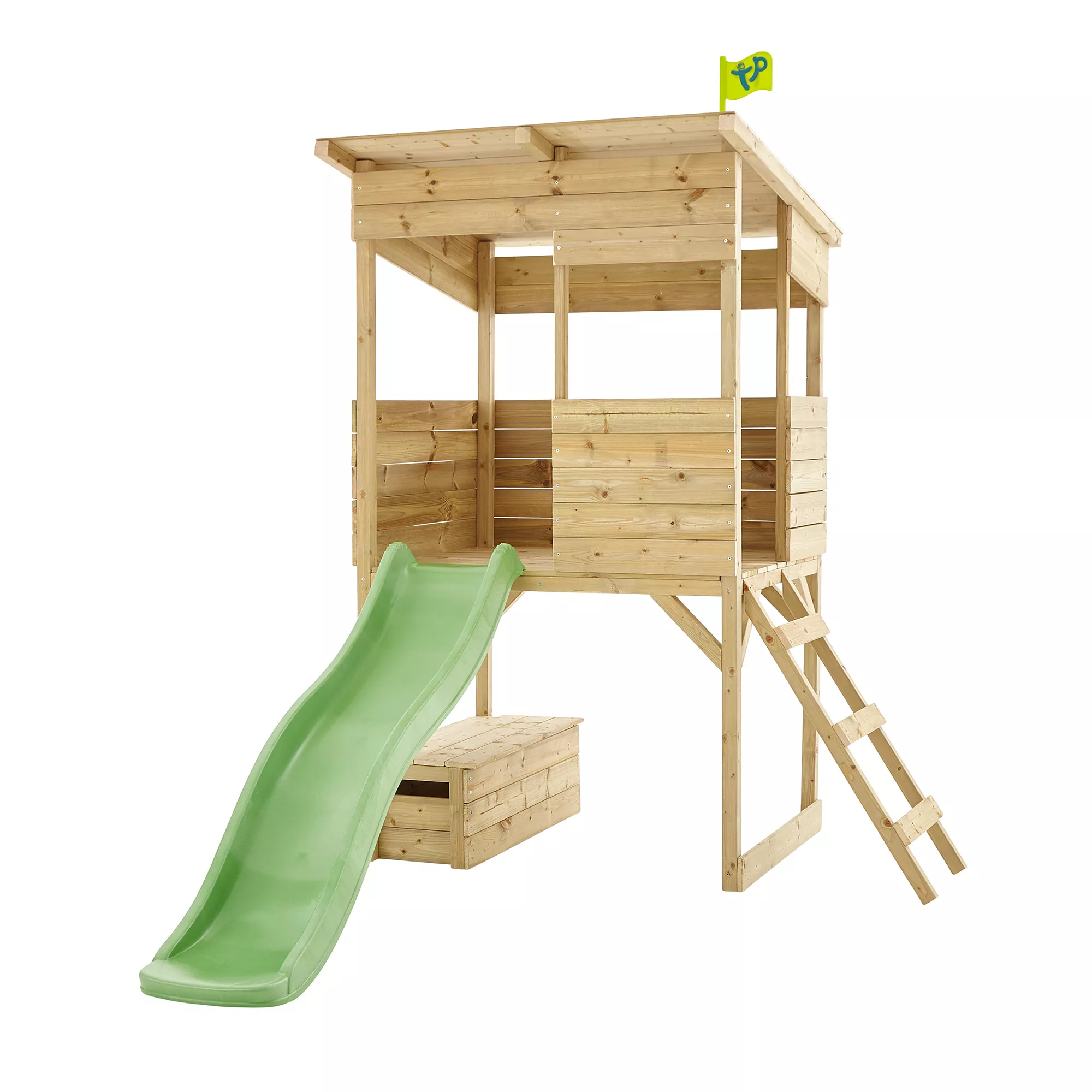 TP Toys 8x7 Tree Top Timber Tower Slide Playhouse Assembly Required 3 TP Toys 8x7 Tree Top Timber Tower Slide Playhouse Assembly Required