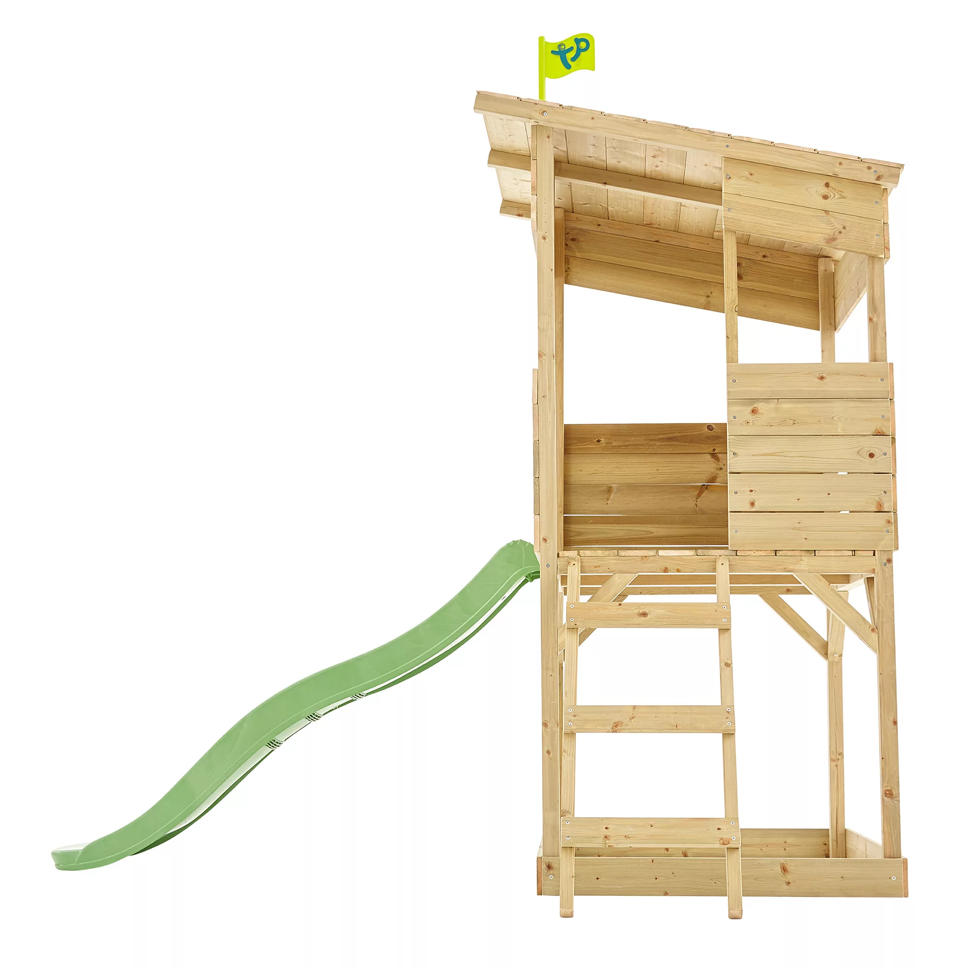 TP Toys 8x7 Tree Top Timber Tower Slide Playhouse Assembly Required 4 TP Toys 8x7 Tree Top Timber Tower Slide Playhouse Assembly Required - Image 2