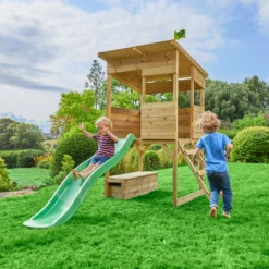 TP Toys 8x7 Tree Top Timber Tower Slide Playhouse Assembly Required 19 TP Toys 8x7 Tree Top Timber Tower Slide Playhouse Assembly Required -Garden Store tp toys 8x7 tree top timber tower slide playhouse assembly required5021854803543 04i bq