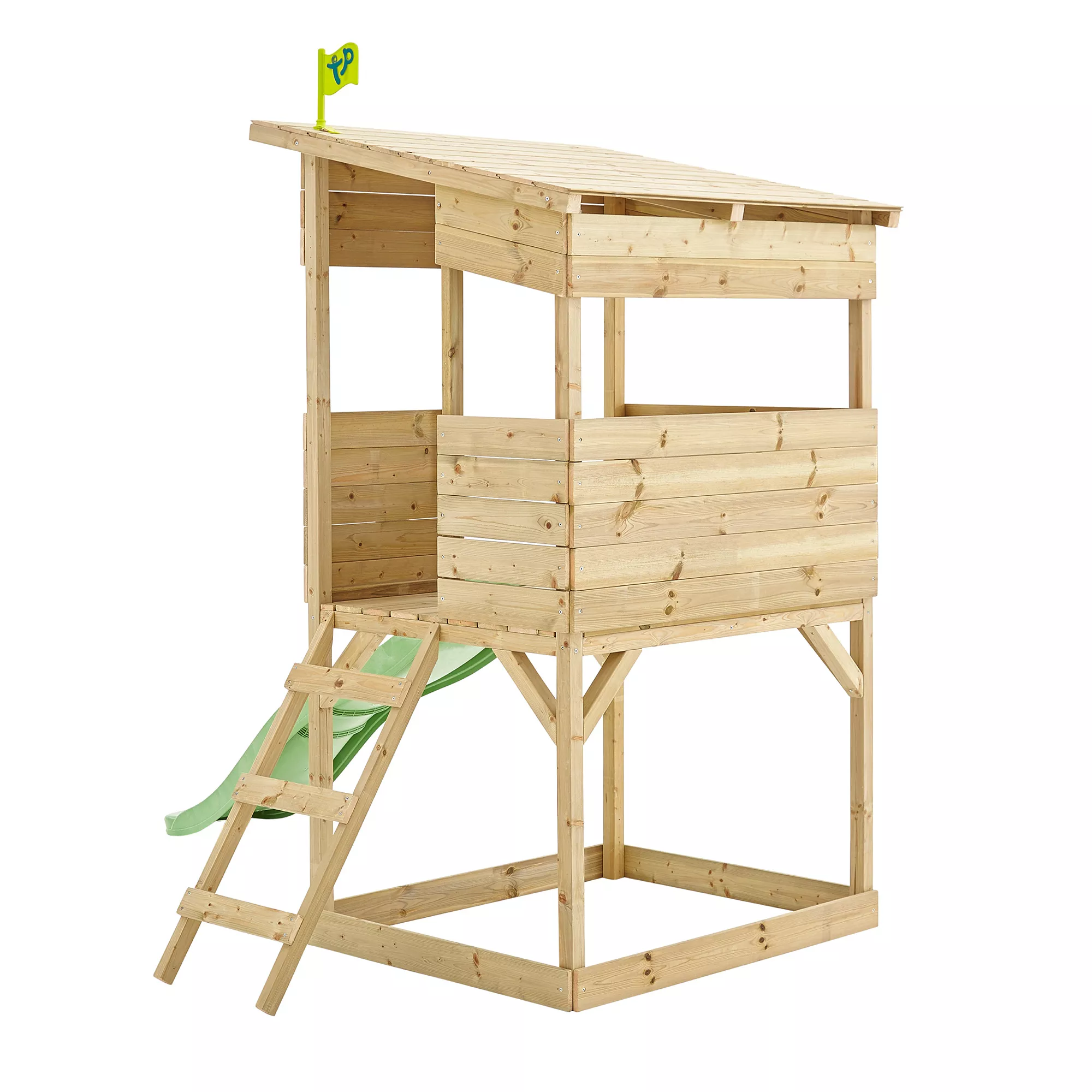 TP Toys 8x7 Tree Top Timber Tower Slide Playhouse Assembly Required 5 TP Toys 8x7 Tree Top Timber Tower Slide Playhouse Assembly Required - Image 3