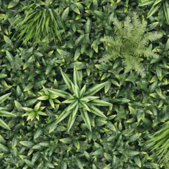 Vertical Square Artificial Plant Wall, (H)1m (W)1m 10 Vertical Square Artificial Plant Wall, (H)1m (W)1m -Garden Store vertical square artificial plant wall h 1m w 1m5059340671932 36c