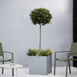 Verve Abava Grey Terrazzo Square Planter -Garden Store verve abava grey terrazzo square planter5059340327532 01i