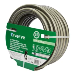 Verve Green 5-layer Reinforced Hose Pipe (D)½" X (L)50m -Garden Store verve green 5 layer reinforced hose pipe d x l 50m5059340329895 21c