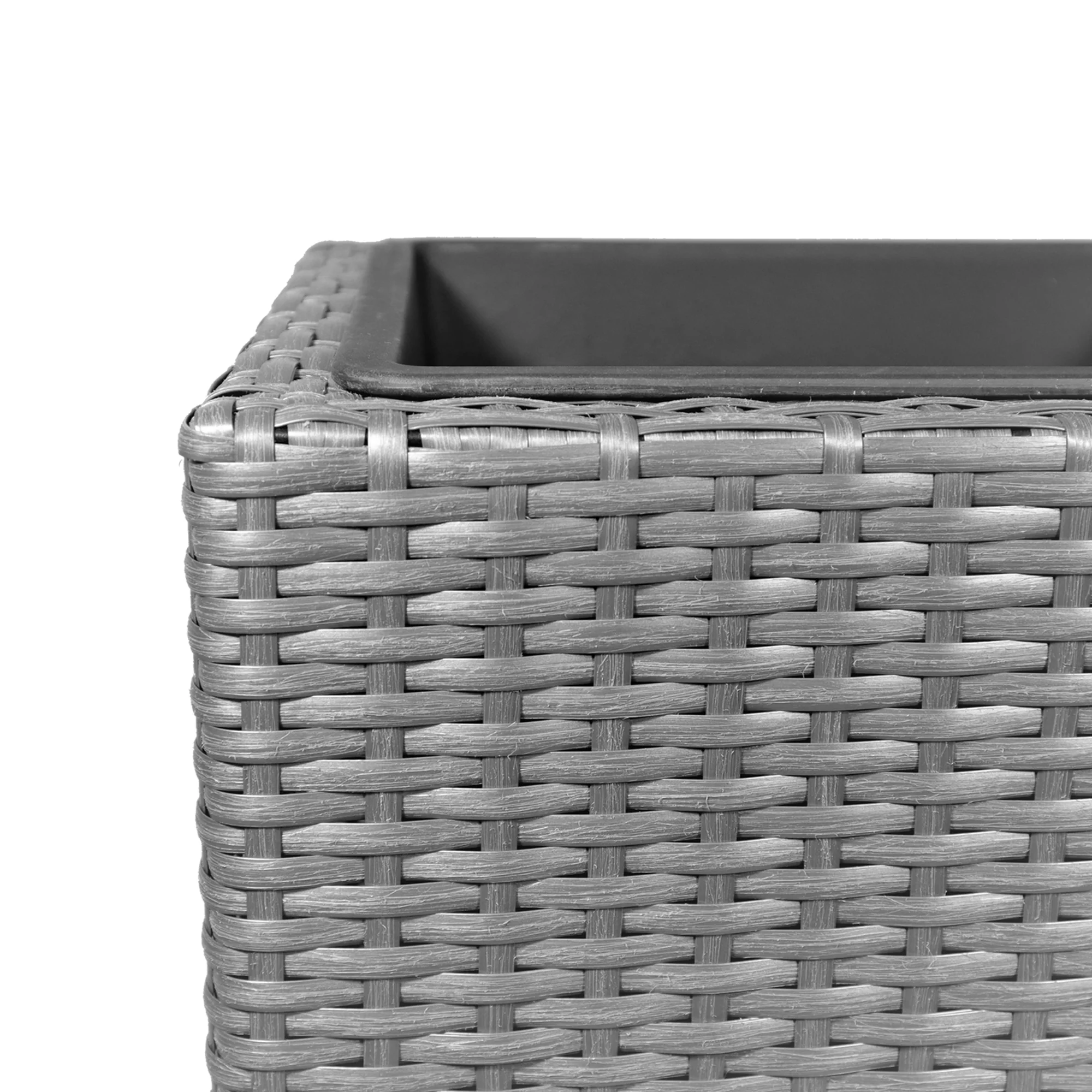 Verve Iraklia Grey Square Planter 4 Verve Iraklia Grey Square Planter - Image 2