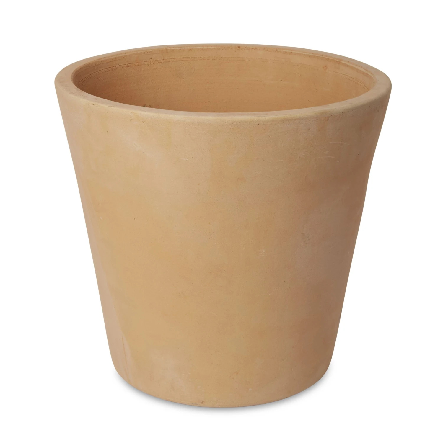 Verve Mali White Washed Terracotta White Washed Circular Plant Pot (Dia)53cm 3 Verve Mali White Washed Terracotta White Washed Circular Plant Pot (Dia)53cm