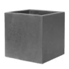 Verve Nore Dark Grey Square Planter (H) 48cm X (W) 48cm 1 Verve Nore Dark Grey Square Planter (H) 48cm X (W) 48cm -Garden Store verve nore dark grey square planter h 48cm x w 48cm5059340328270 01c
