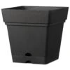 Verve Nurgul Dark Grey Plastic Square Plant Pot (Dia)38cm 1 Verve Nurgul Dark Grey Plastic Square Plant Pot (Dia)38cm -Garden Store verve nurgul dark grey plastic square plant pot dia 38cm3663602899891 01bq