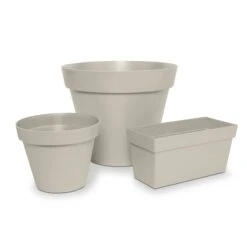 Verve Nurgul Peyote Polypropylene (PP) Circular Plant Pot (Dia)40cm -Garden Store verve nurgul peyote polypropylene pp circular plant pot dia 40cm5059340328546 03i