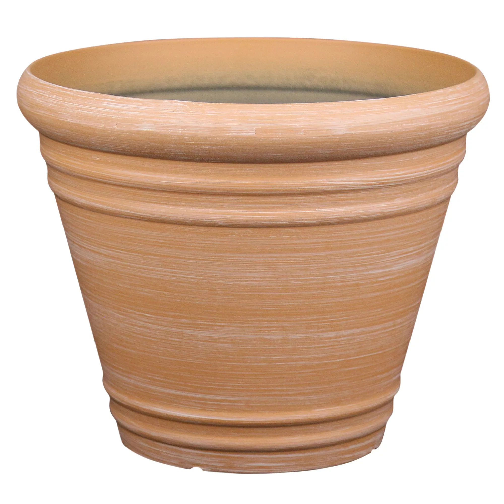 Verve Piave Terracotta Polypropylene (PP) Round Plant Pot (Dia)45cm 3 Verve Piave Terracotta Polypropylene (PP) Round Plant Pot (Dia)45cm