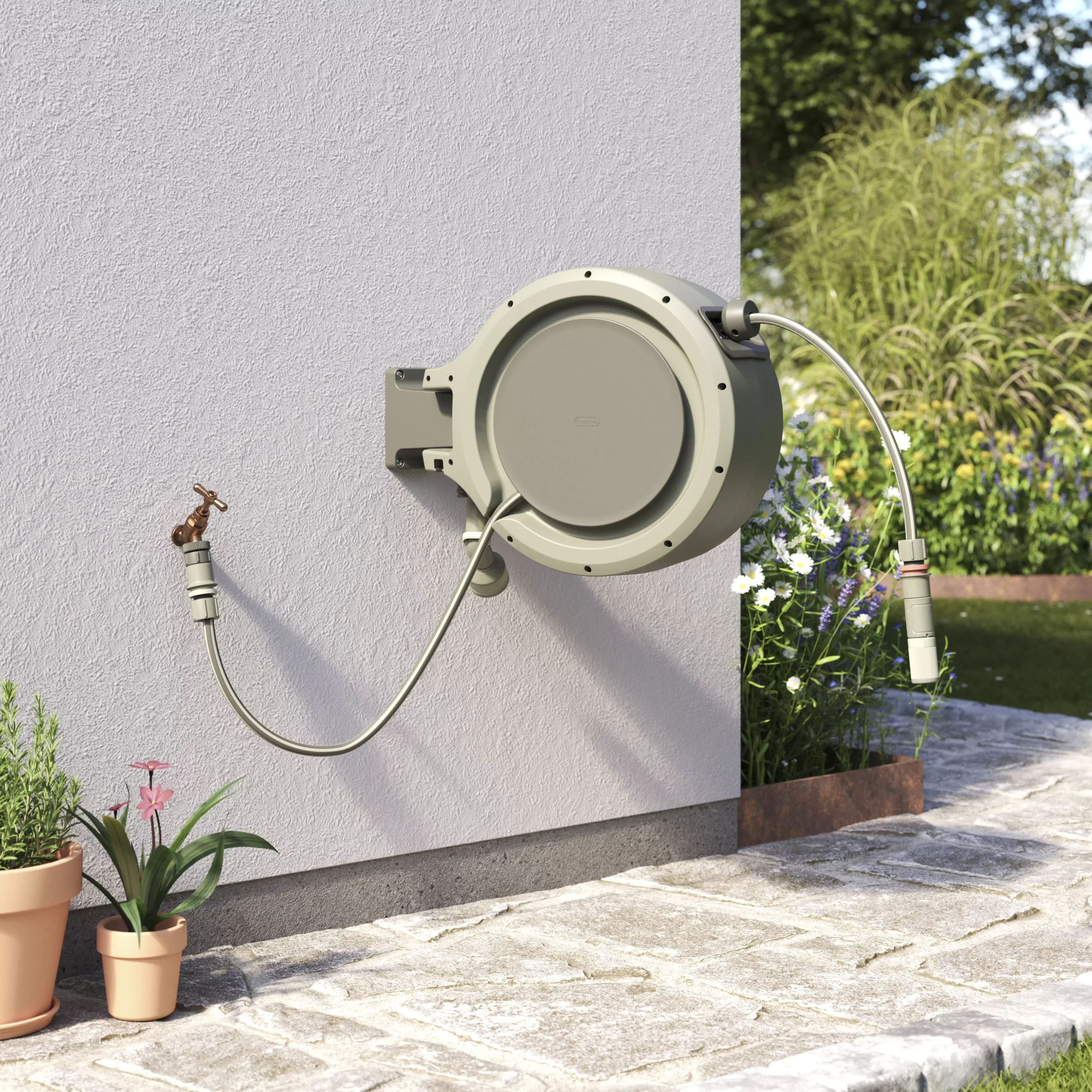 Verve Wall-mounted Auto Hose Reel Set (L)25m 6 Verve Wall-mounted Auto Hose Reel Set (L)25m - Image 4