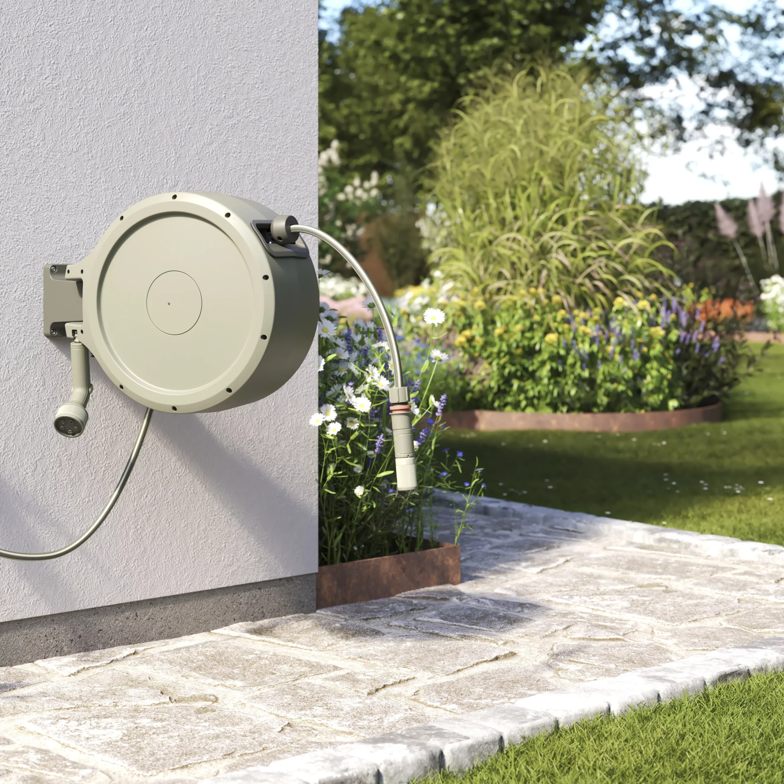 Verve Wall-mounted Auto Hose Reel Set (L)25m 10 Verve Wall-mounted Auto Hose Reel Set (L)25m - Image 8