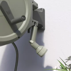 Verve Wall-mounted Manual Hose Reel Set (L)25m -Garden Store verve wall mounted manual hose reel set l 25m5059340250991 02i