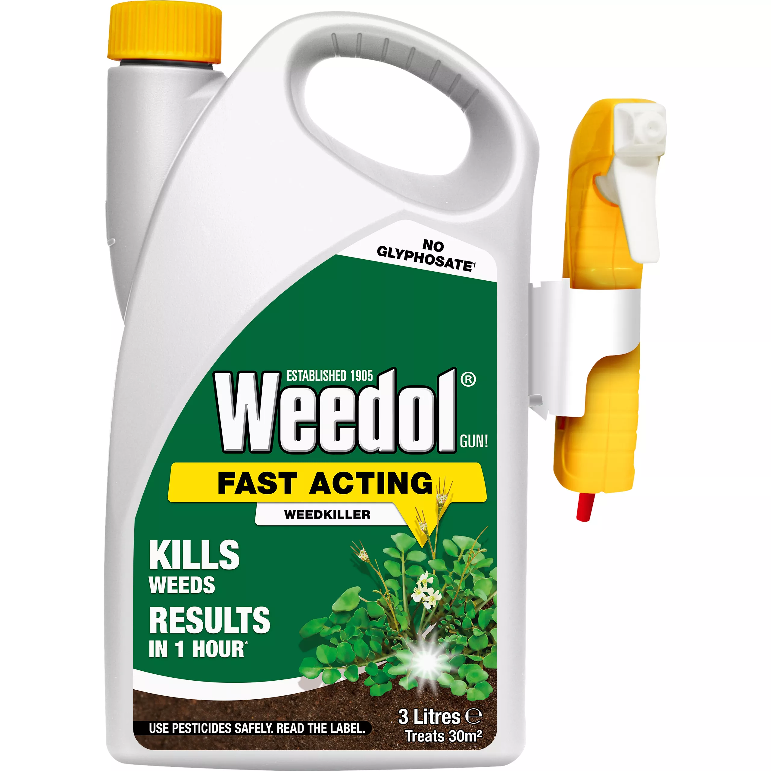 Weedol Fast Acting Weed Killer 3L 3.28kg 3 Weedol Fast Acting Weed Killer 3L 3.28kg