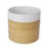 White Clay Wood Effect Plant Pot (Dia)27.8cm 1 White Clay Wood Effect Plant Pot (Dia)27.8cm -Garden Store white clay wood effect plant pot dia 27 8cm3663602441021 02c bq